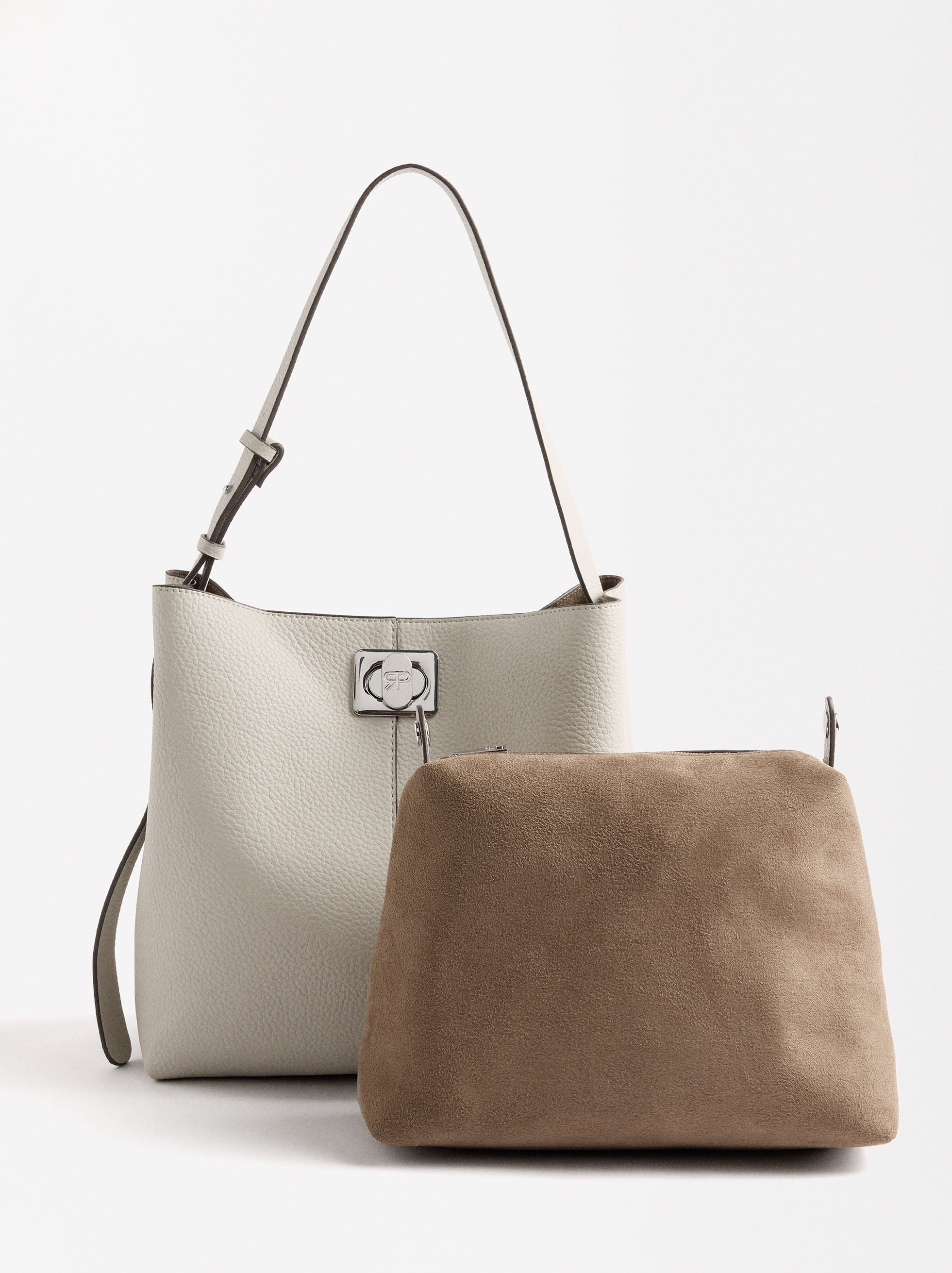 Bolso De Hombro Con Bolsa Removible