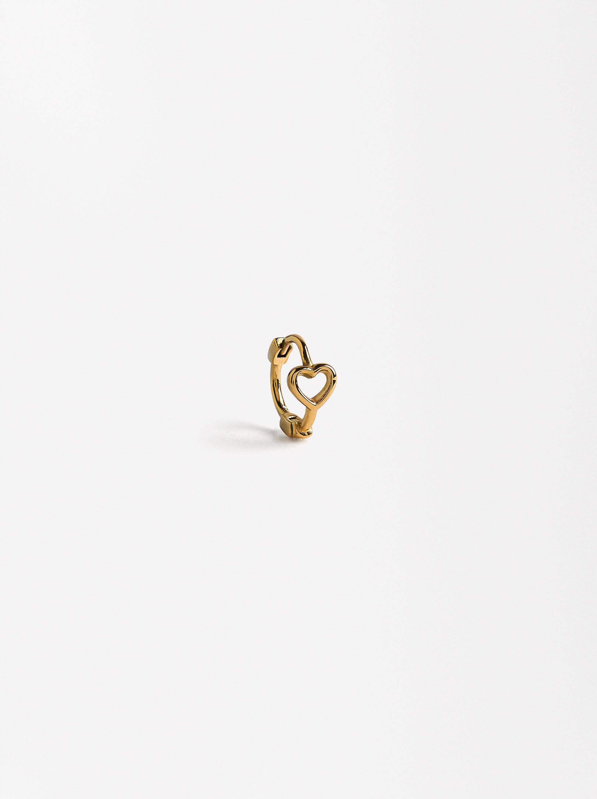 Piercing Con Corazón - Acero Inoxidable