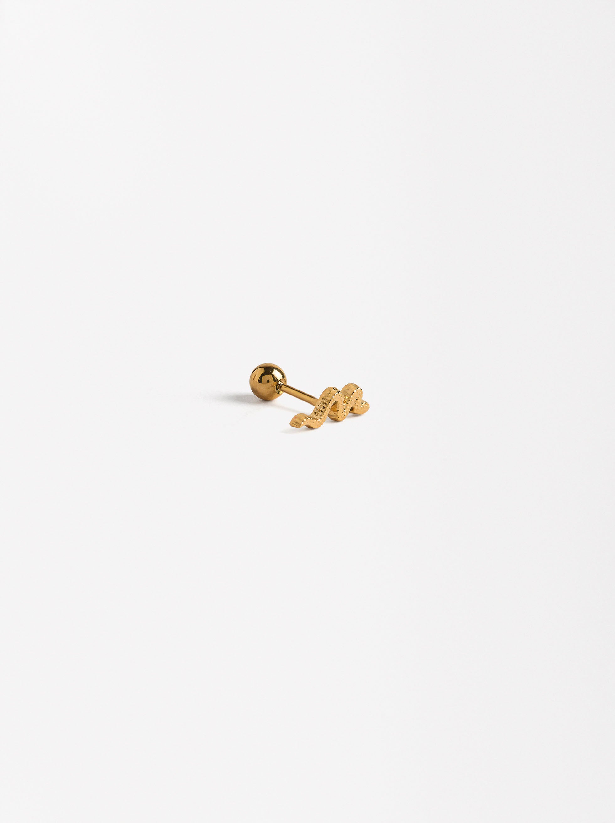 Piercing De Cobra - Acero Inoxidable