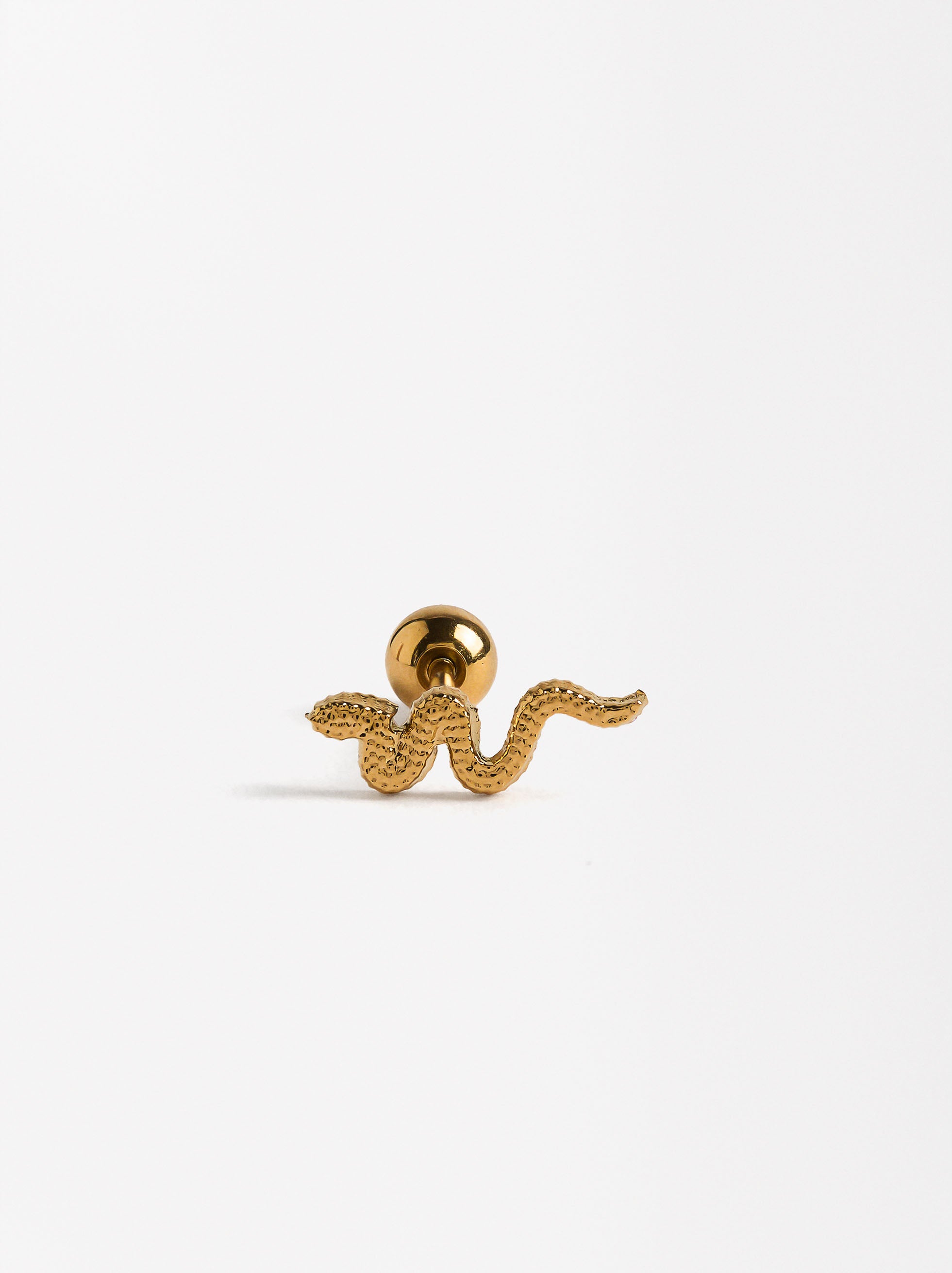 Piercing De Cobra - Acero Inoxidable