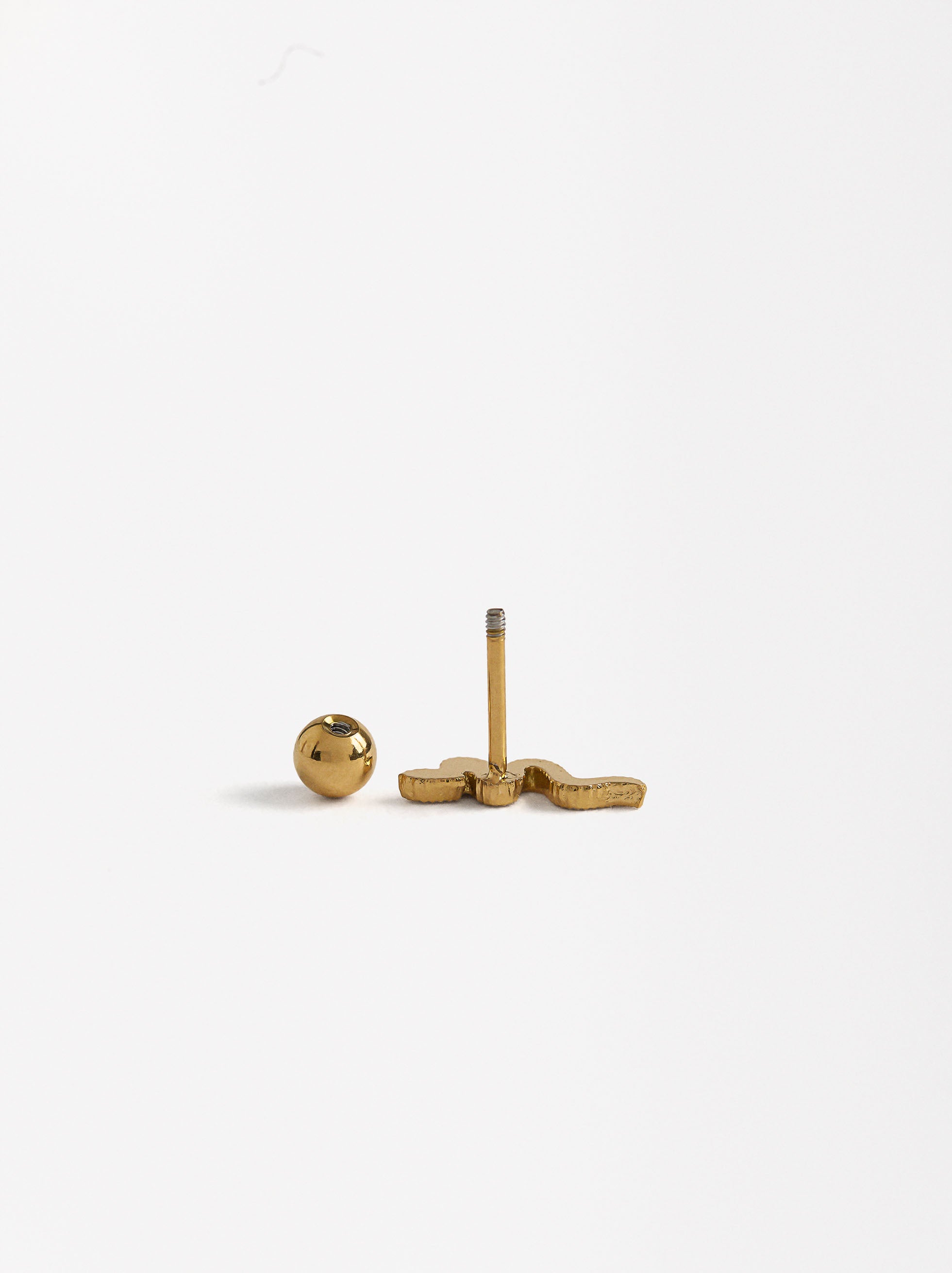 Piercing De Cobra - Acero Inoxidable