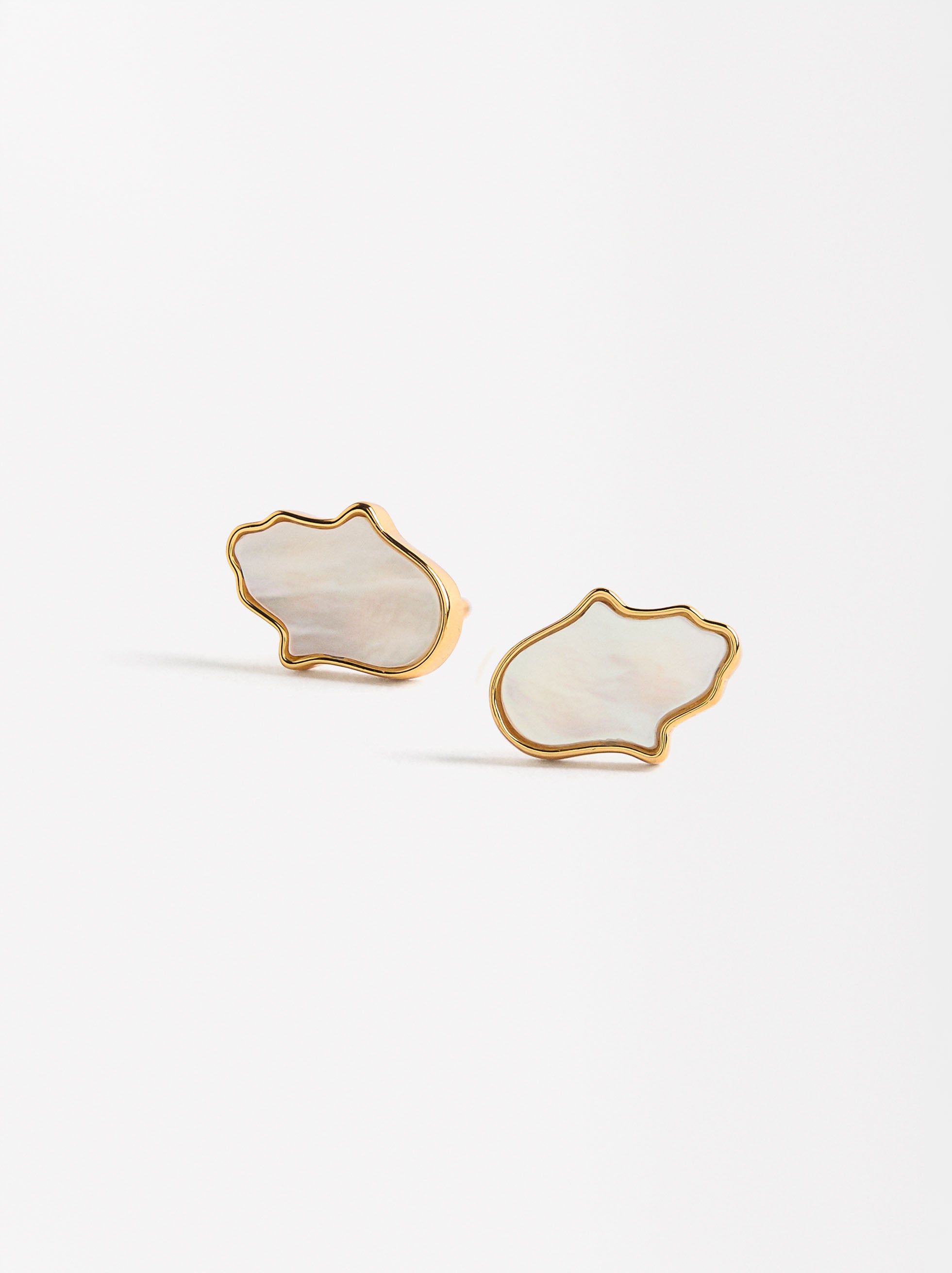 Aros De Mano De Fátima - Plata De Ley 925