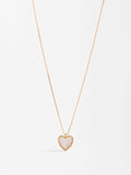 Collar Corto Piedra De Corazón - Plata De Ley 925