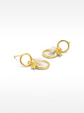 Pendientes Con Perlas - Plata De Ley 925