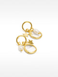Pendientes Con Perlas - Plata De Ley 925