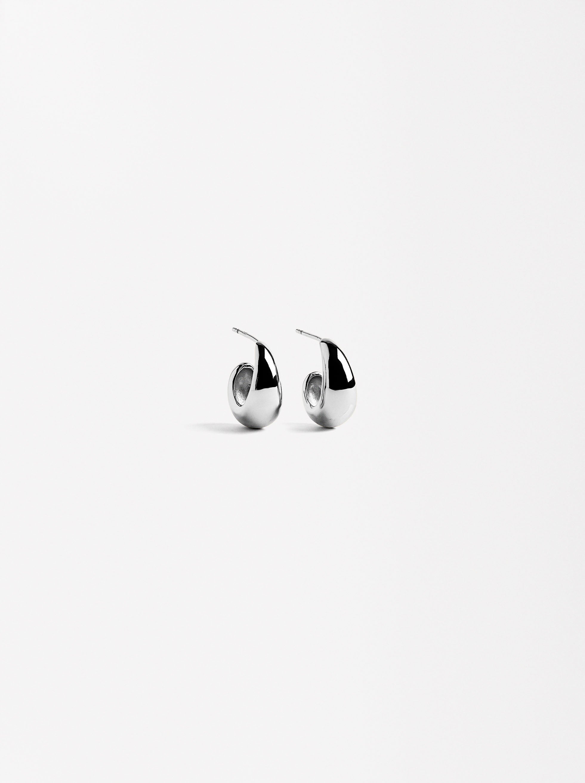 Pendientes Ovalados - Plata De Ley 925