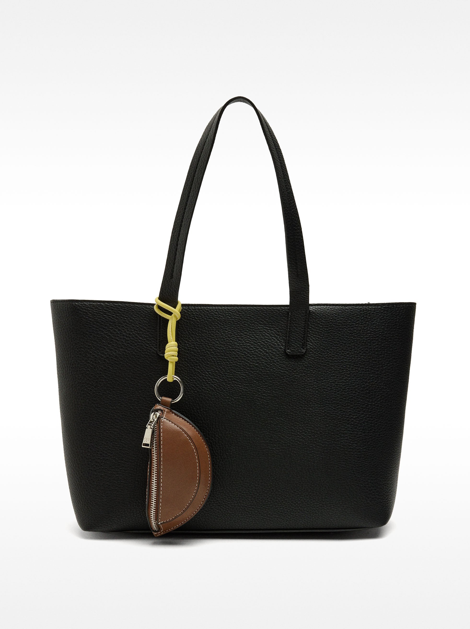 Bolso Shopper Con Textura
