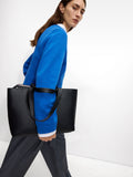 Bolso Shopper Con Textura