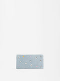 Cartera De Piel Con Aplicaciones
