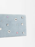 Cartera De Piel Con Aplicaciones