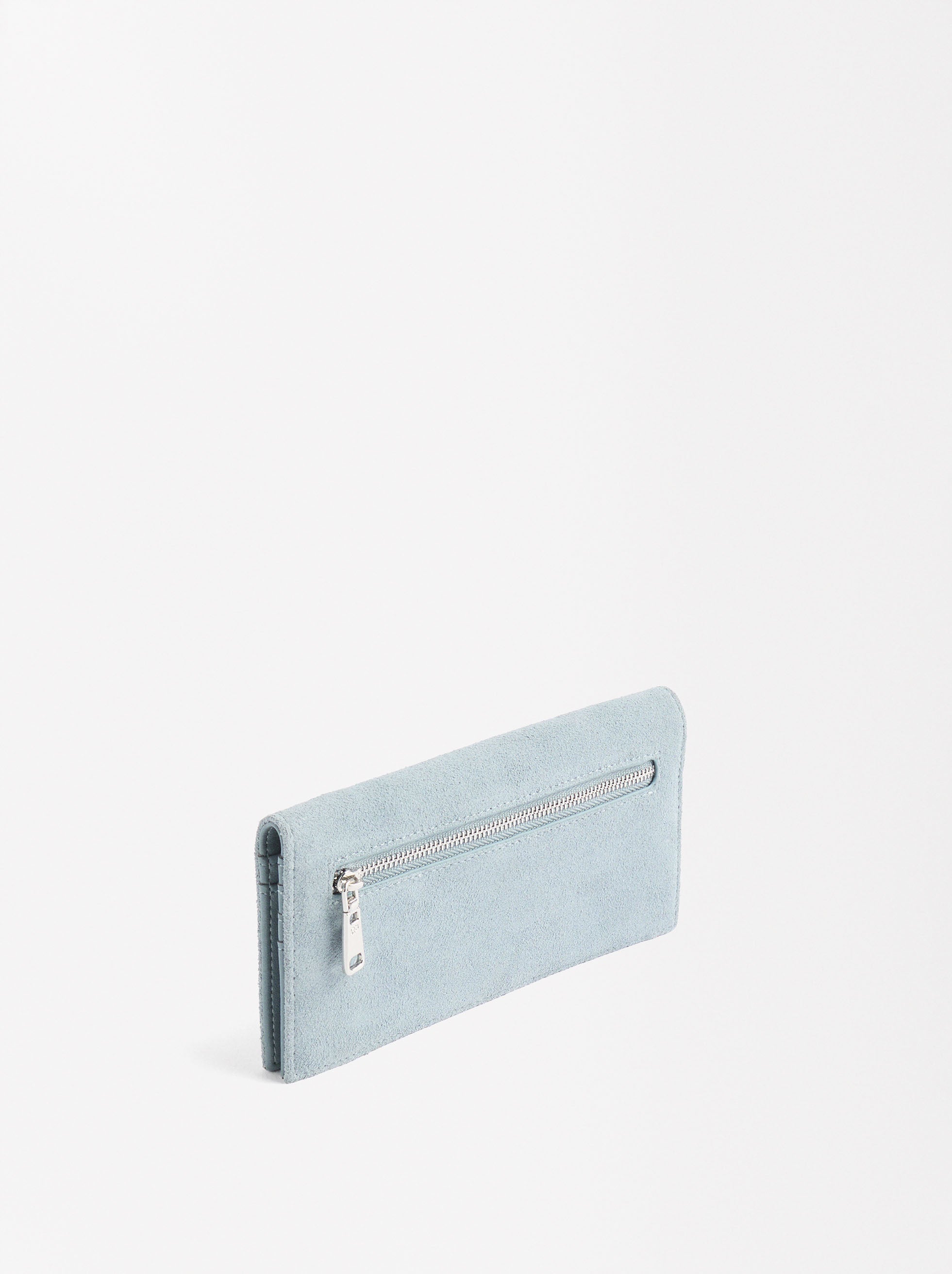 Cartera De Piel Con Aplicaciones
