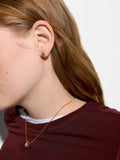Set  Collar Y Pendientes Con Charms De Cristales - Acero Inoxidable