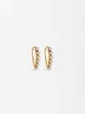 Pendientes Con Perlas - Acero Inoxidable
