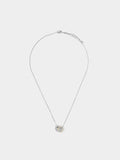 Collar Aro Con Cristales - Acero Inoxidable