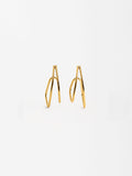 Pendientes Efecto Doble - Acero Inoxidable