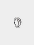 Anillo Efecto Triple Con Circonitas