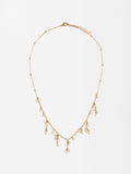 Collar Corto Con Perlas De Agua Dulce