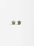Set De Collar Con Pendientes Piedra - Acero Inoxidable