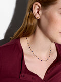 Set Collar Y Pendientes Lunas Y Estrellas - Acero Inoxidable