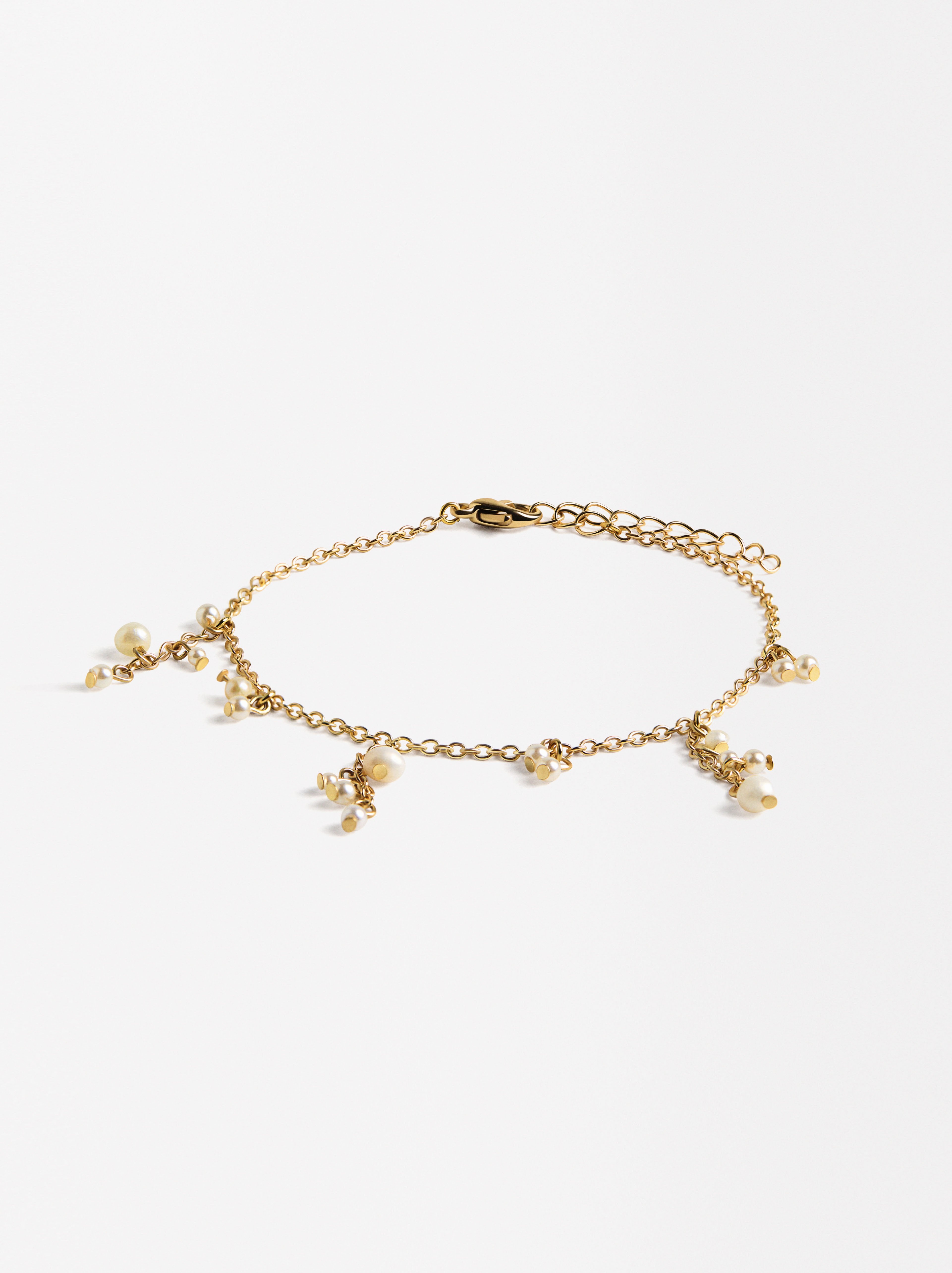 Pulsera Con Perlas De Agua Dulce