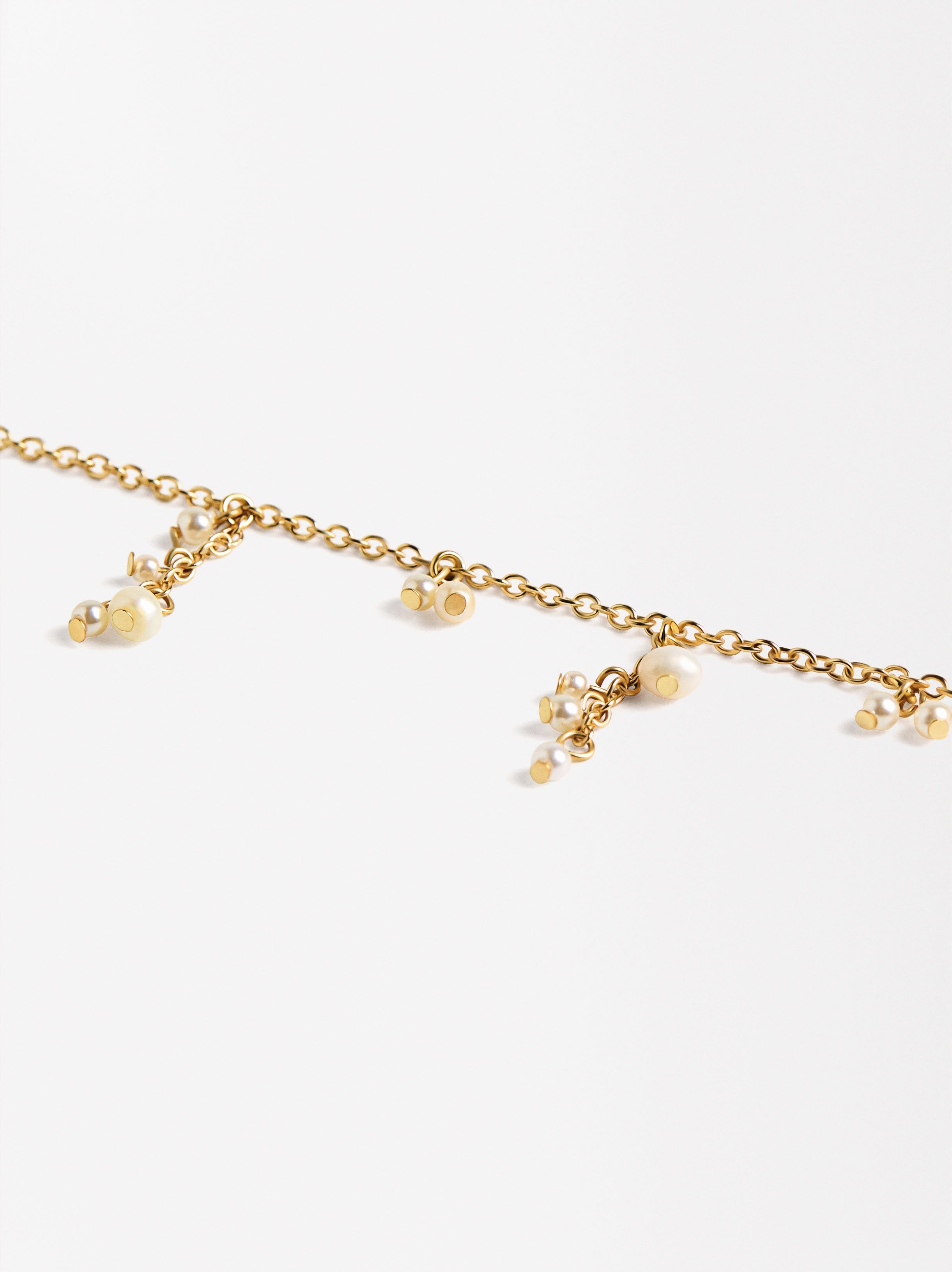 Pulsera Con Perlas De Agua Dulce