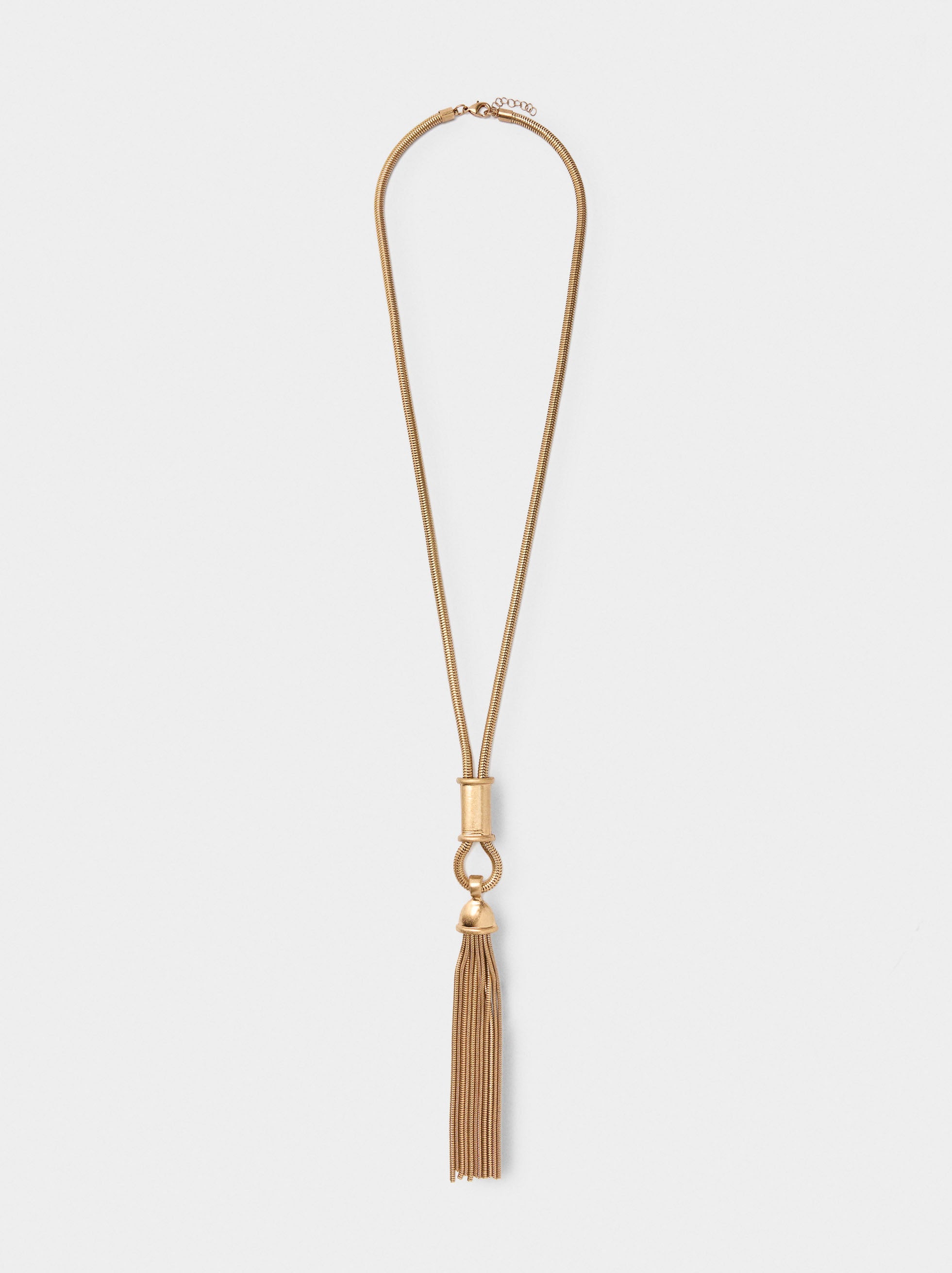Collar Largo Colgante Cadenas