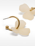 Aros Con Flor