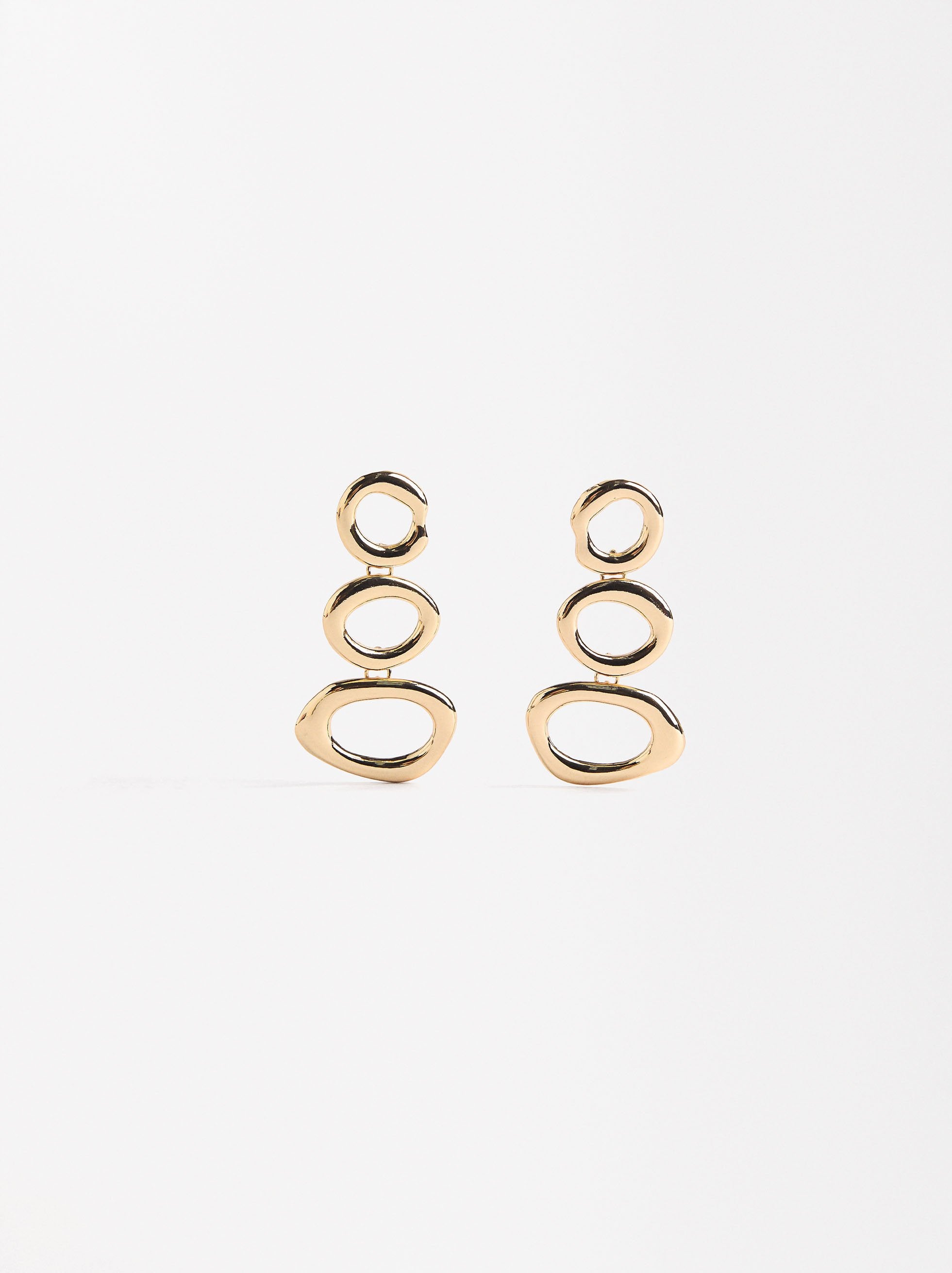 Pendientes Largos Con Aros
