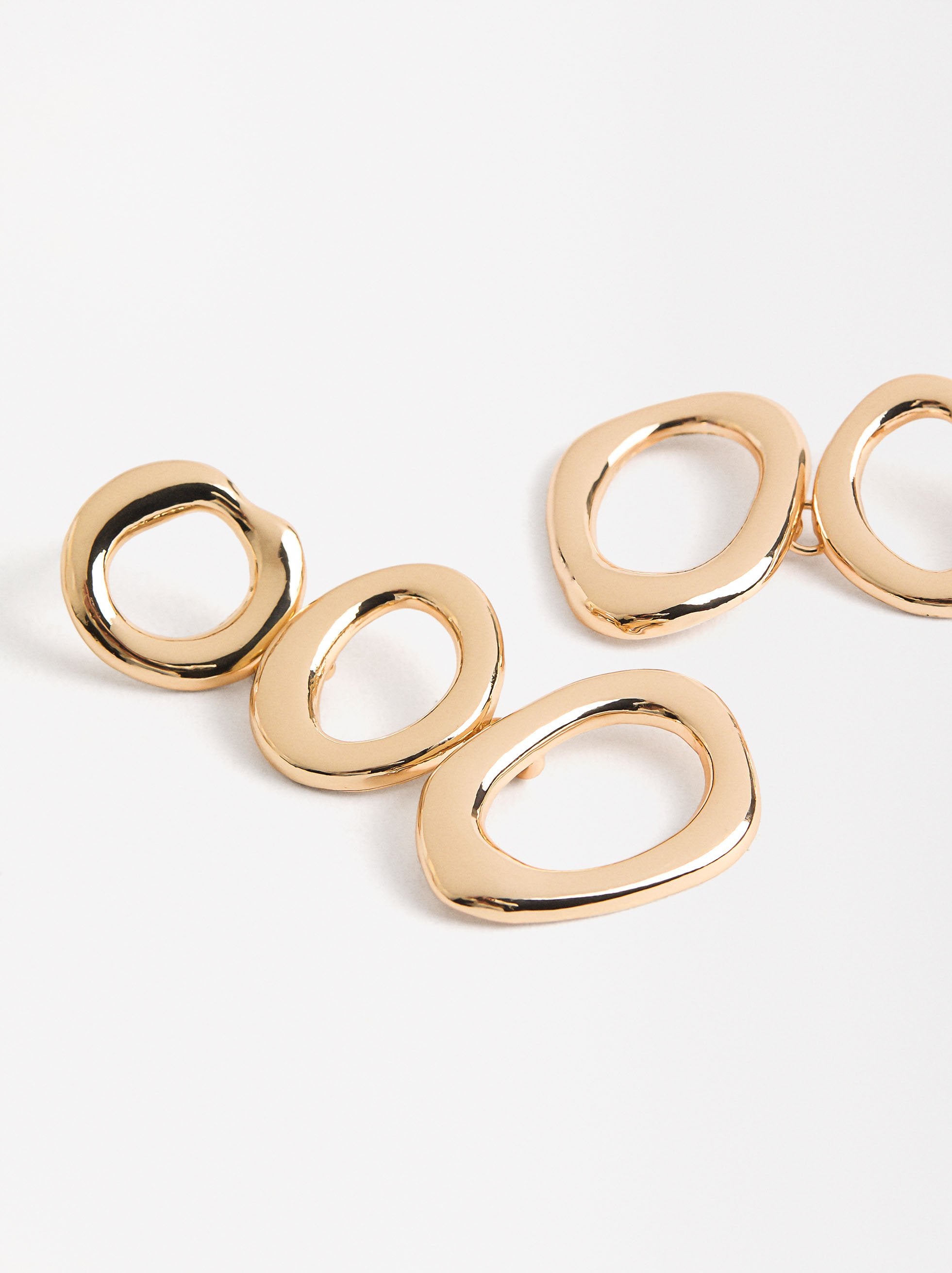 Pendientes Largos Con Aros