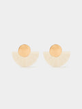 Pendientes Abanico Con Resina