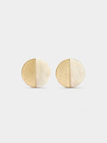 Pendientes Redondos Con Resina