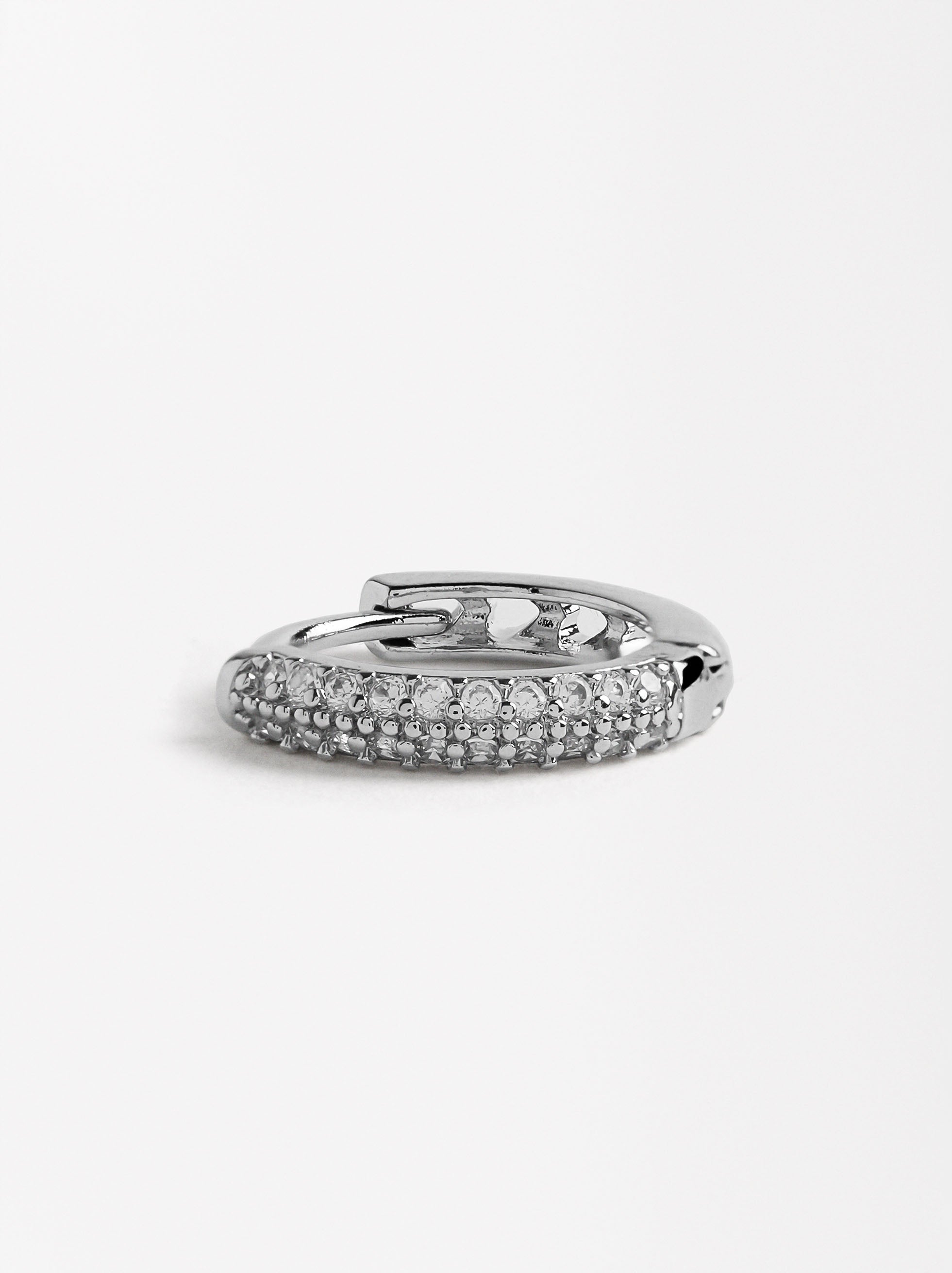 Aro Individual Pavé Con Zirconias