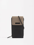 Bolsa Para Móvil De Nylon Color Block