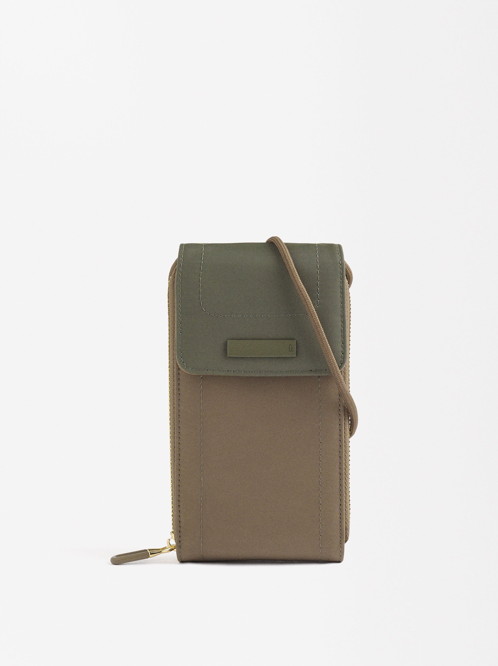 Bolsa Para Móvil De Nylon Color Block