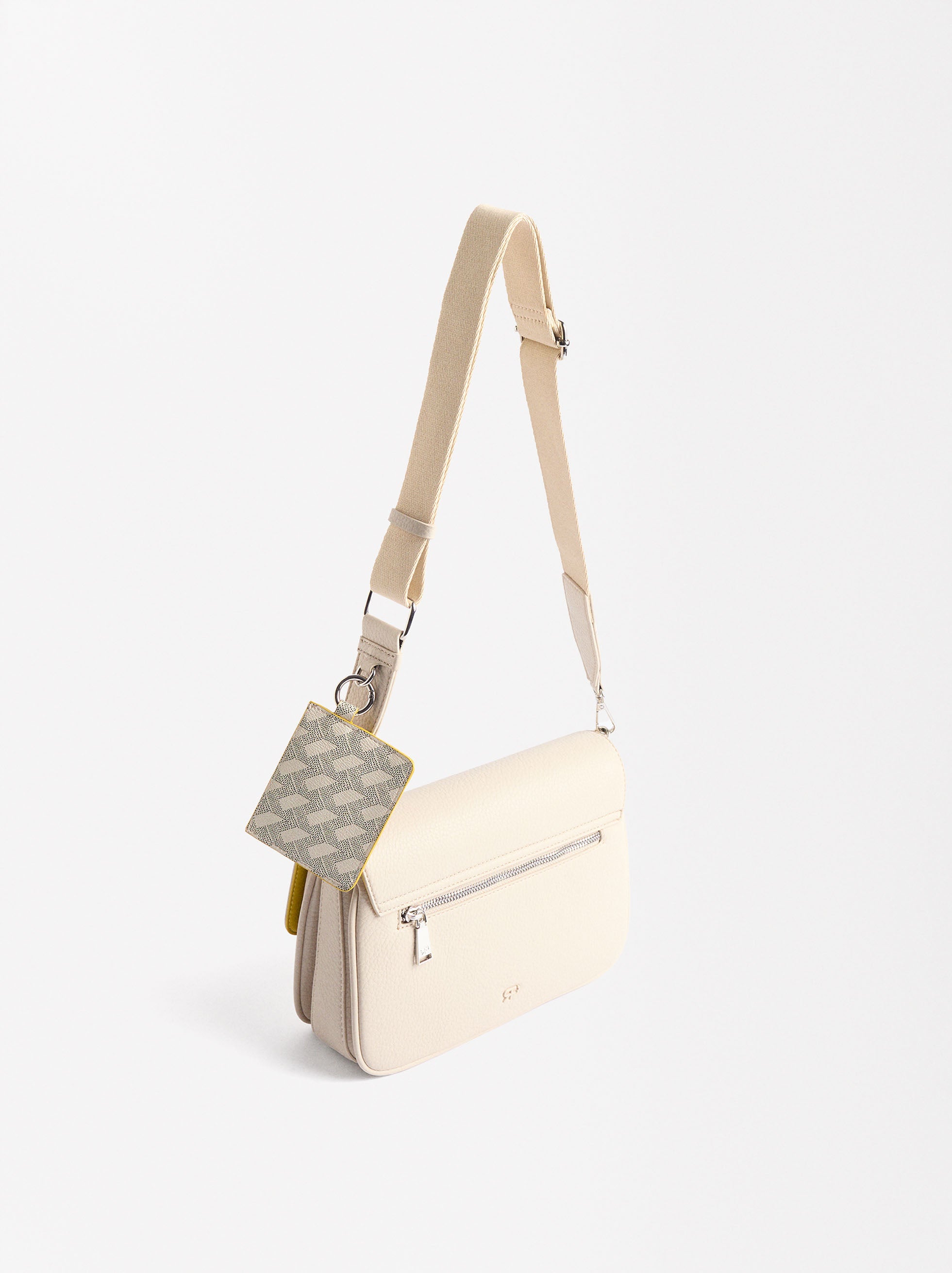 Bolso Bandolera Con Solapa