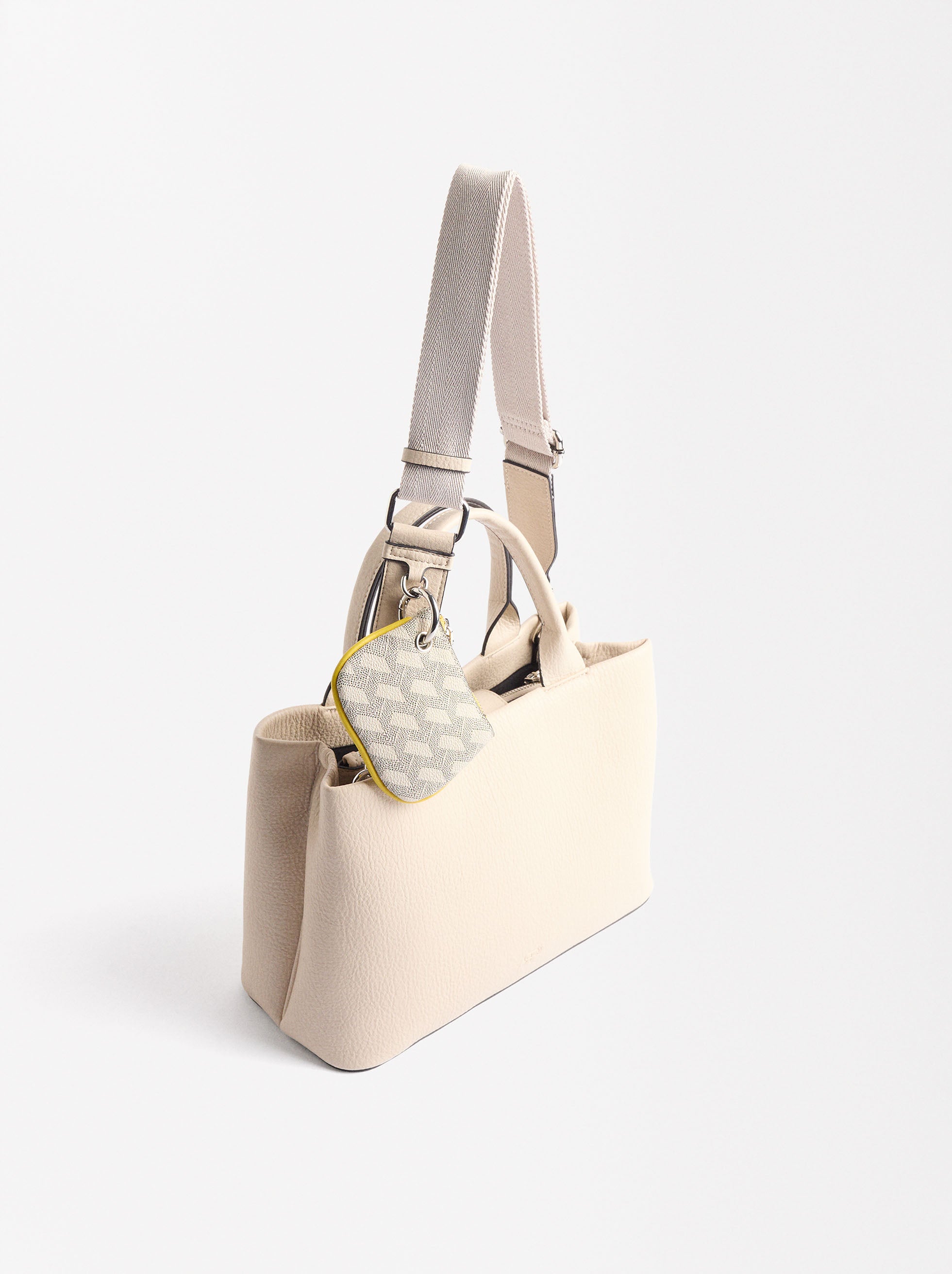 Bolso Tote Con Bandolera M