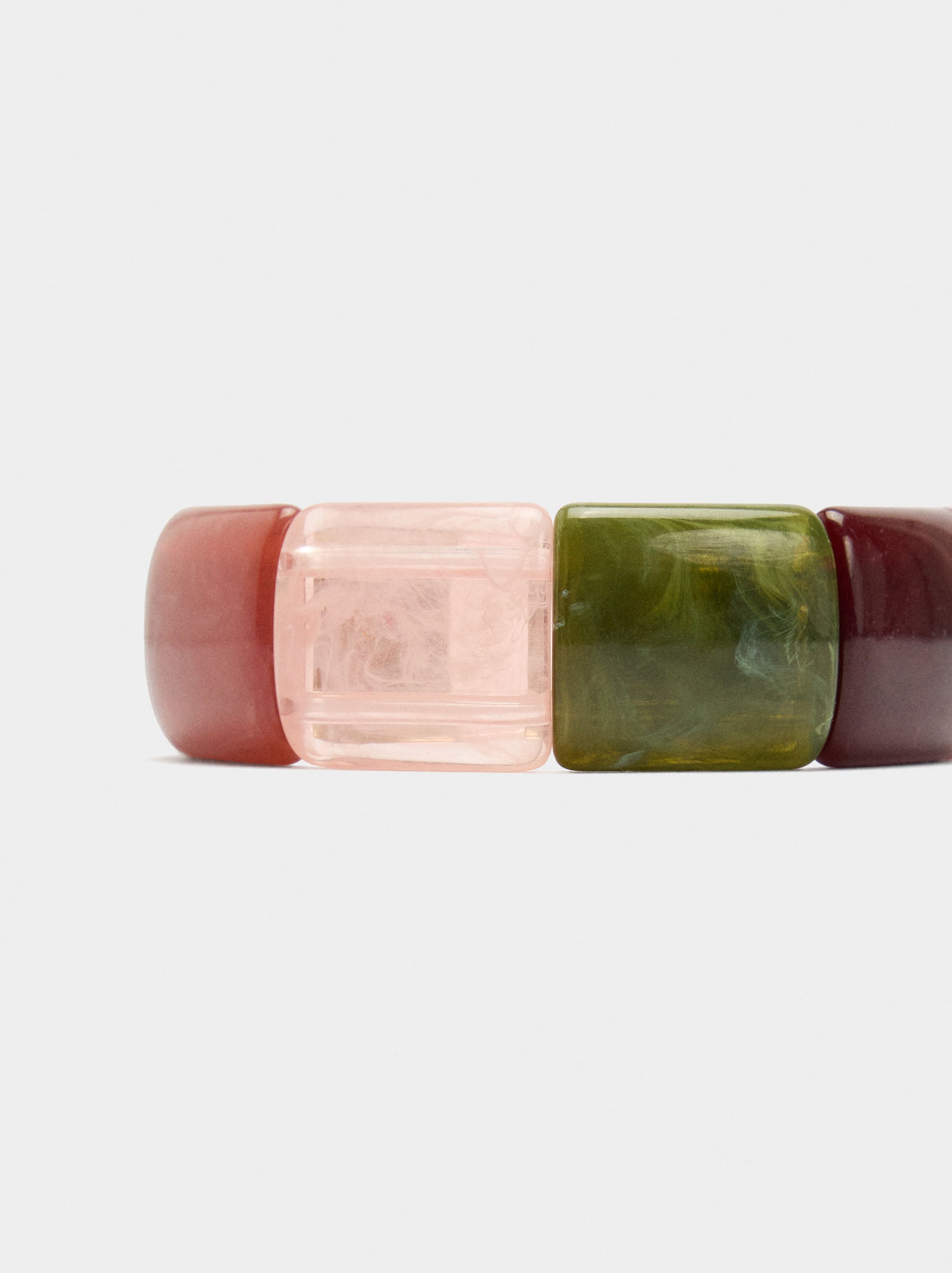 Pulsera Elástica De Efecto Piedra