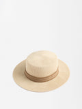 Sombrero De Punto Con Detalle De Cinta