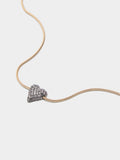 Collar Colgante Corazón Con Circonitas