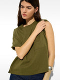 Camiseta Algodón Con Bolsillo