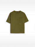Camiseta Algodón Con Bolsillo