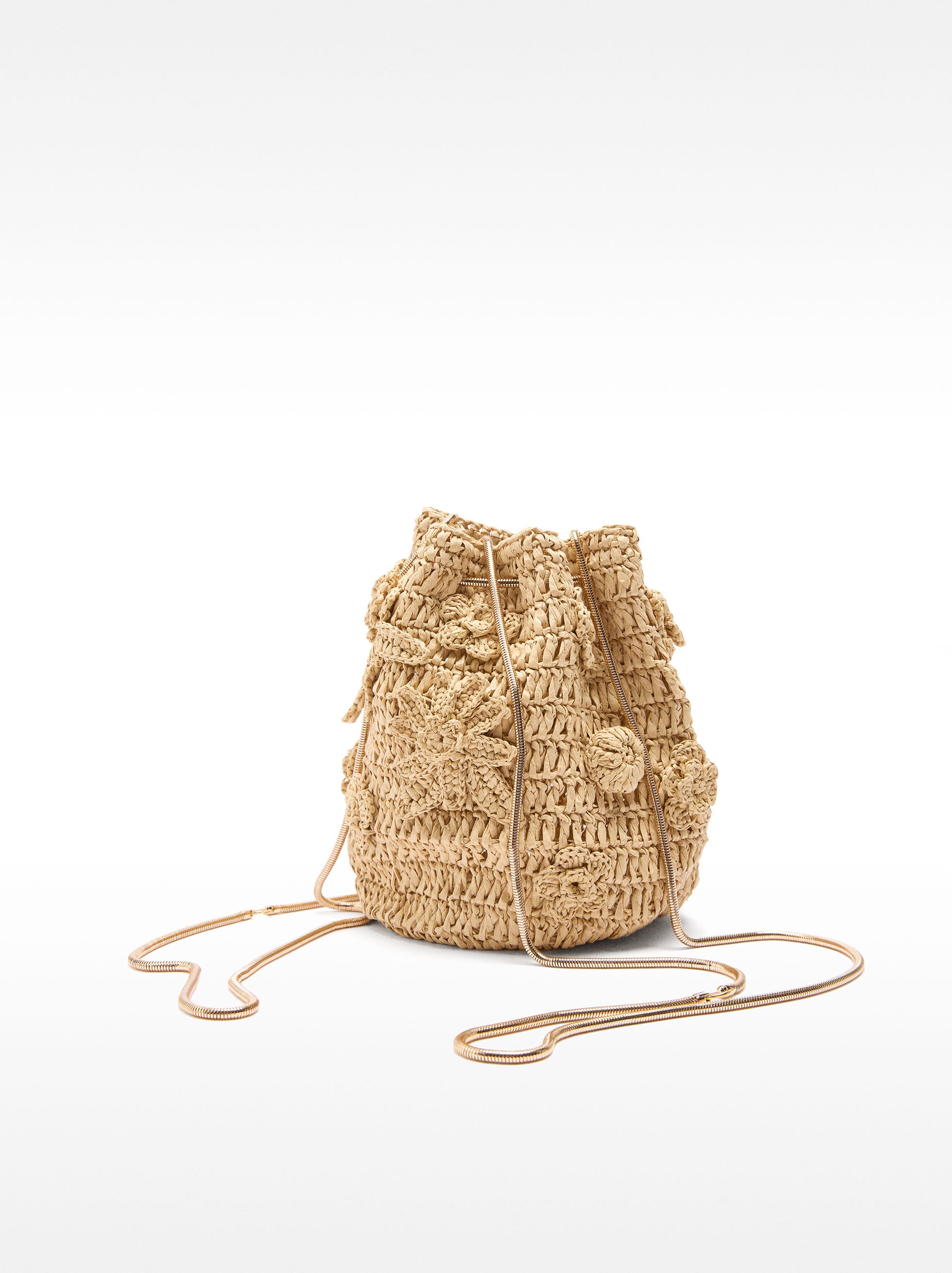 Bolso De Fiesta Efecto Rafia