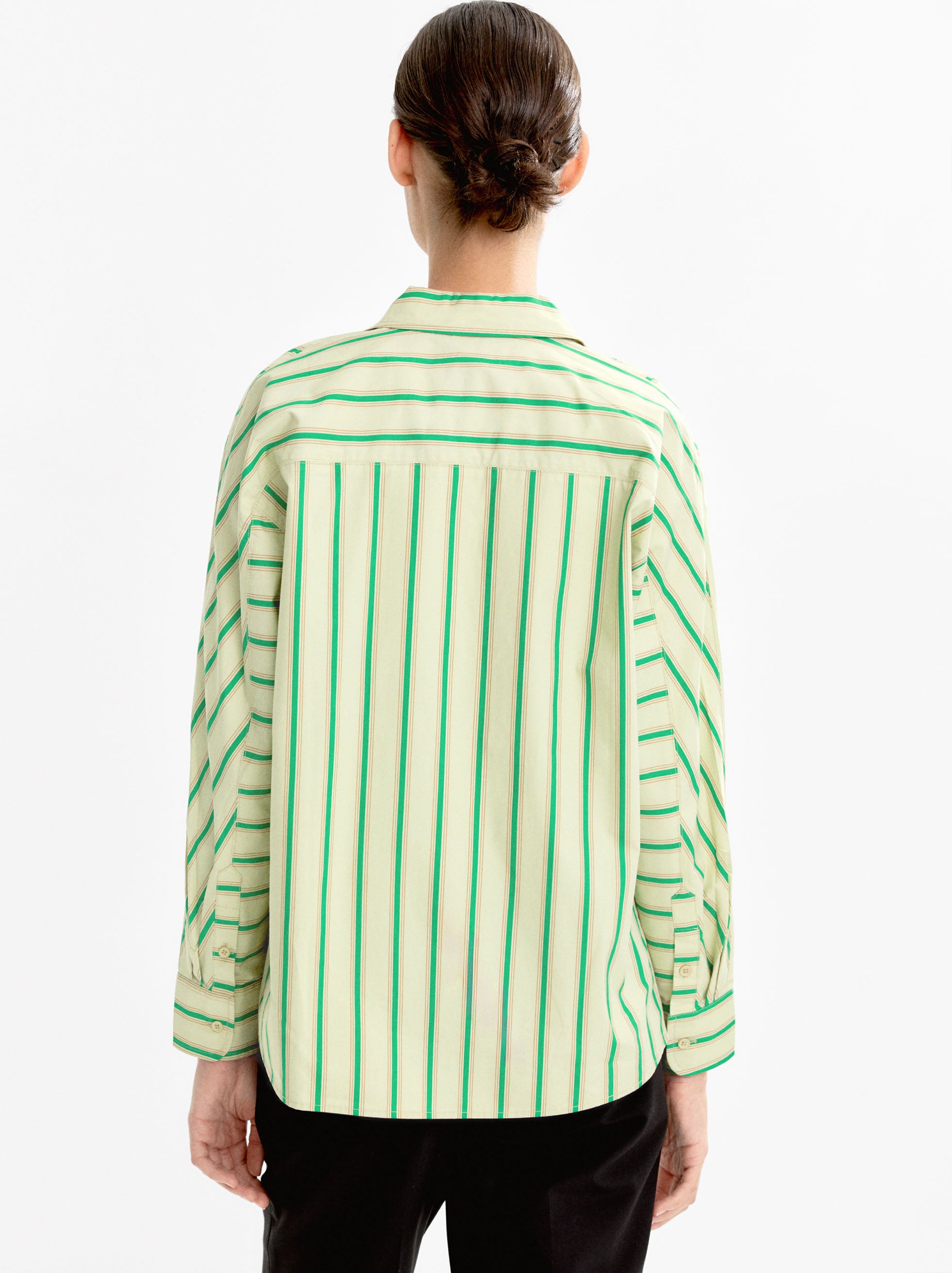 Camisa 100% Algodón A Rayas