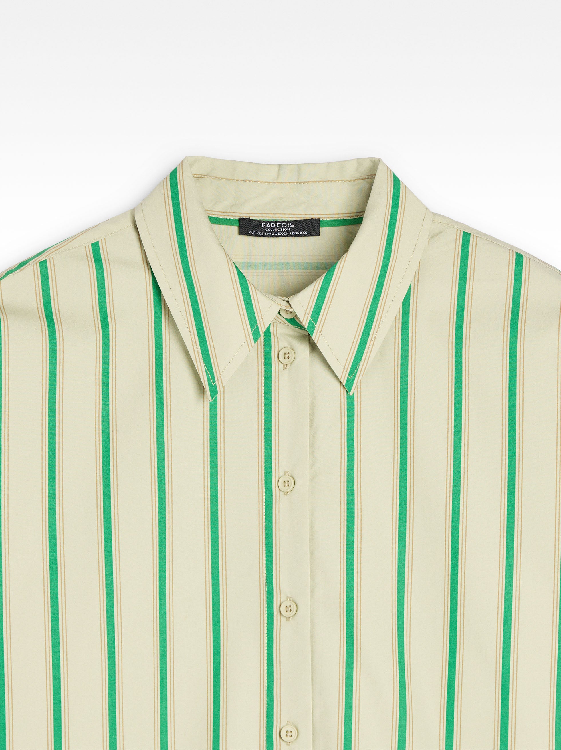 Camisa 100% Algodón A Rayas