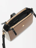 Bolso De Bandolera Con Textura