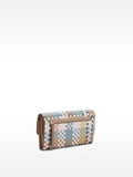 Cartera Estampada Cuadrados L