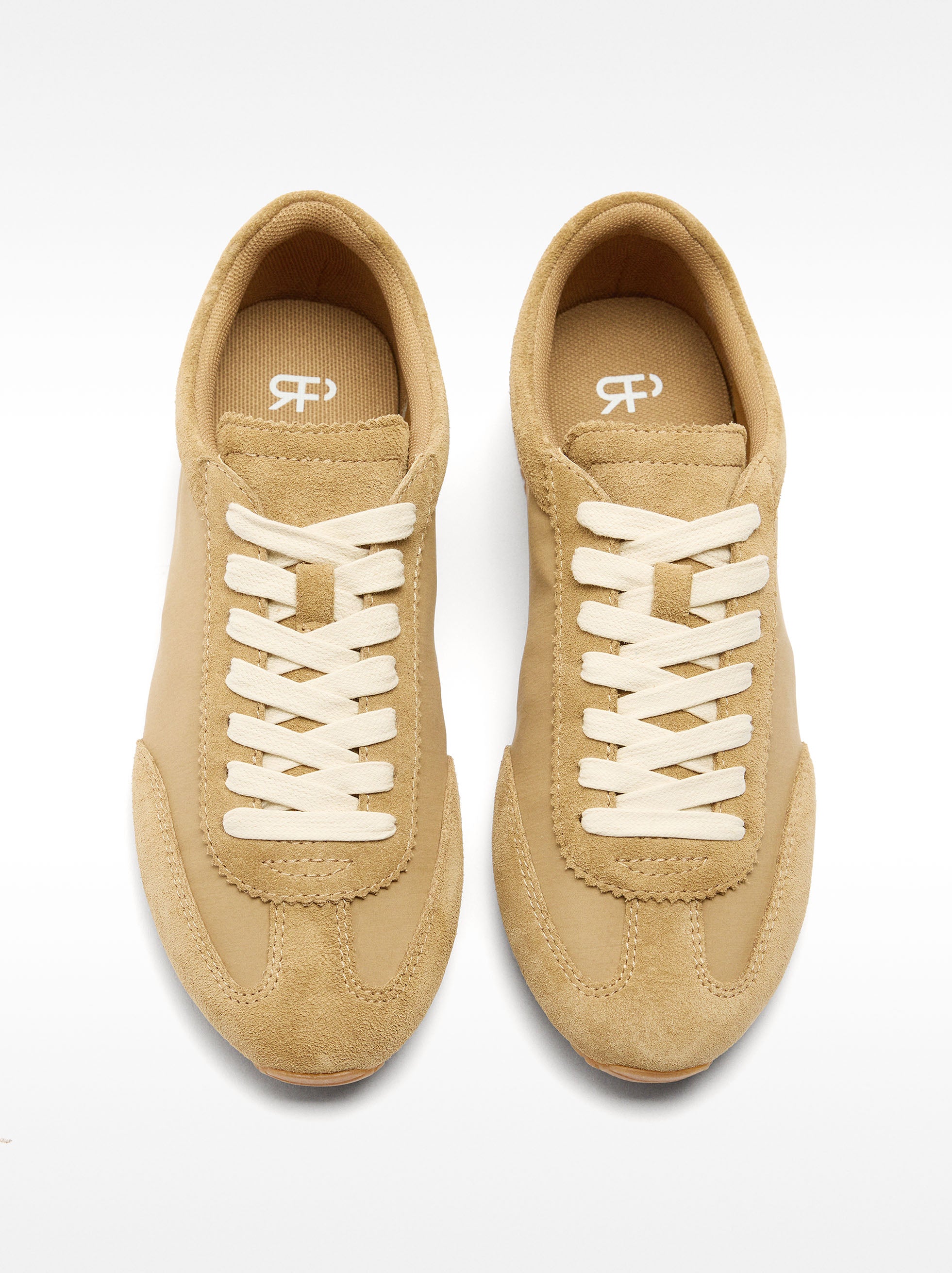 Zapatillas De Piel Combinadas