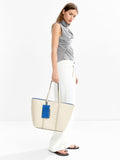 Bolso Shopper Con Colgante