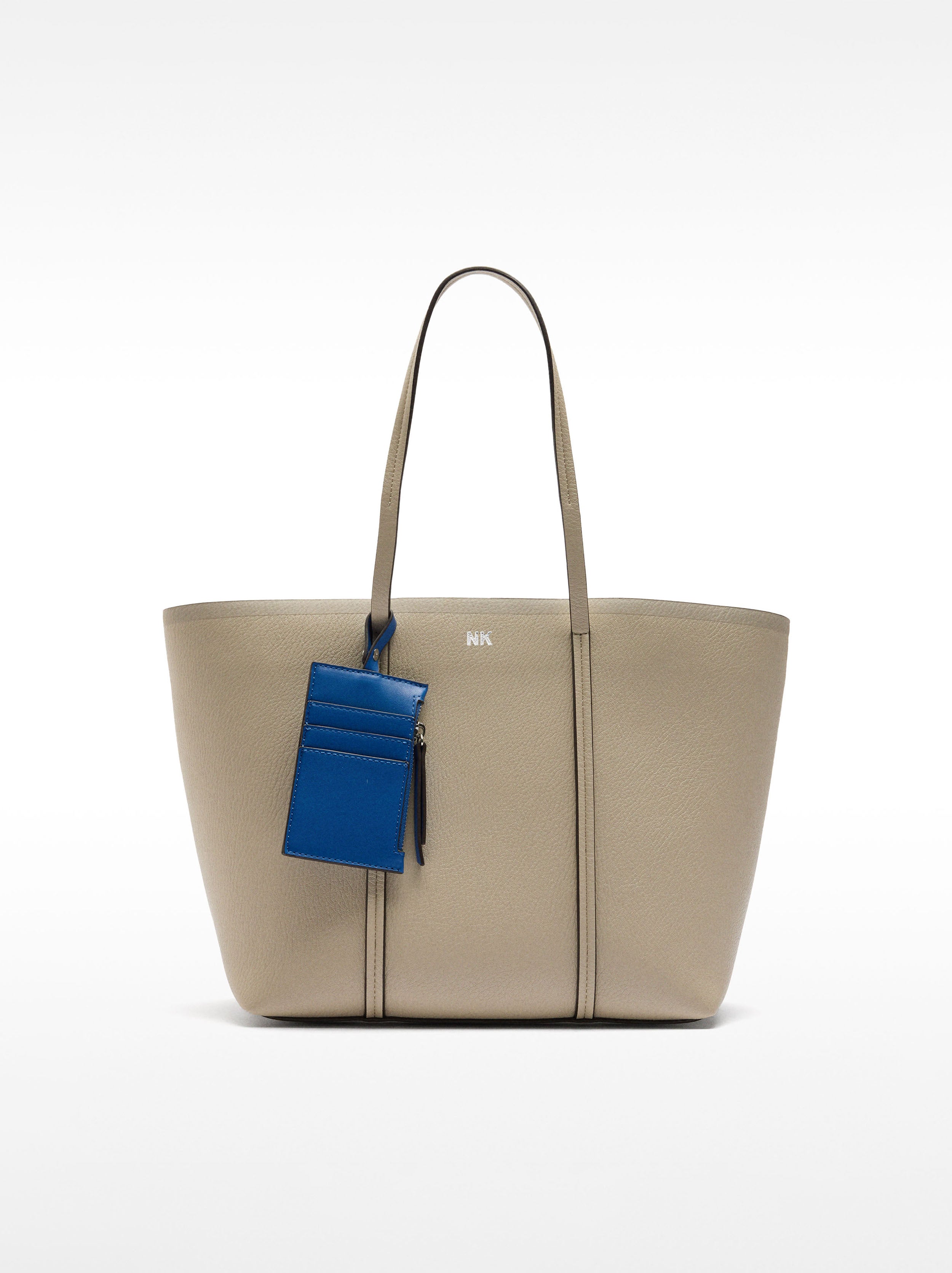 Bolso Shopper Con Colgante