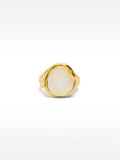 Anillo Con Perla De Agua Dulce - Plata De Ley 925